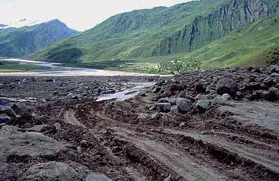 Pamir Highway nahe Dushanbe