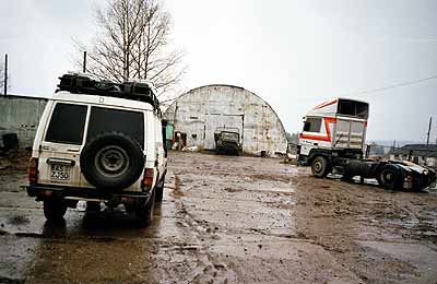 in Oblebicha, auf dem Weg von Krasnojarsk nach Tulun, Sibirien)