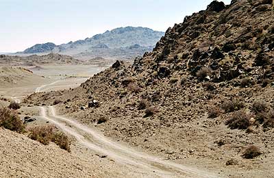 Piste zwischen Gurvantes und Noyon, Südgobi, Mongolei