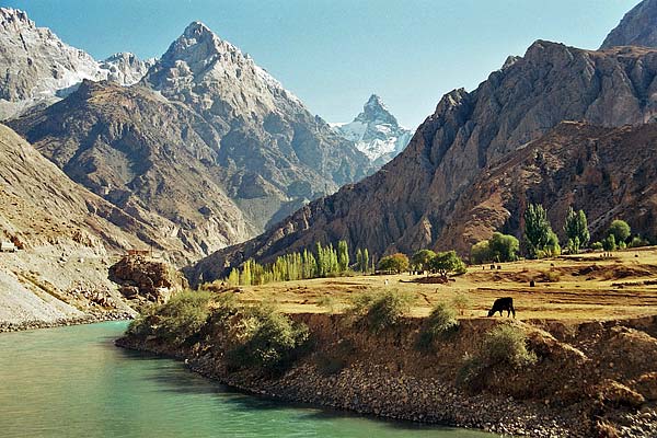 Zeravshan Fluss (Tadjikistan)